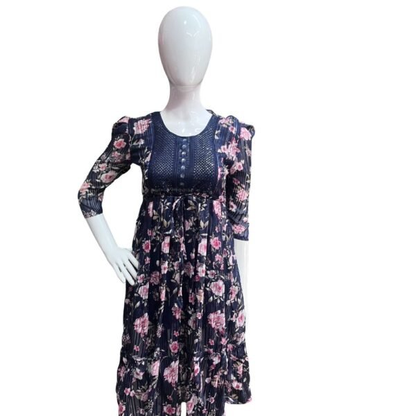 Floral Georgette Western Top