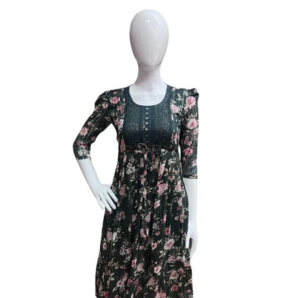 Floral Georgette Western Top